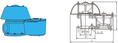 全天候防凍呼吸閥結(jié)構(gòu)圖